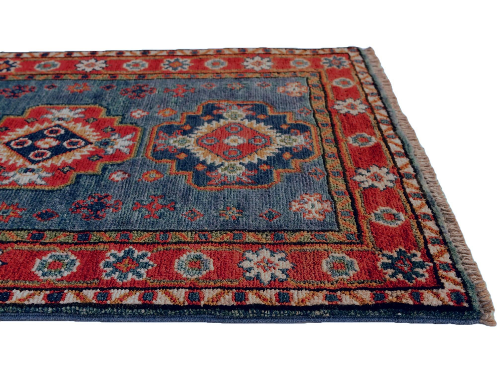 2' 1 x 3' 2 Hand Knotted Kazak Rug