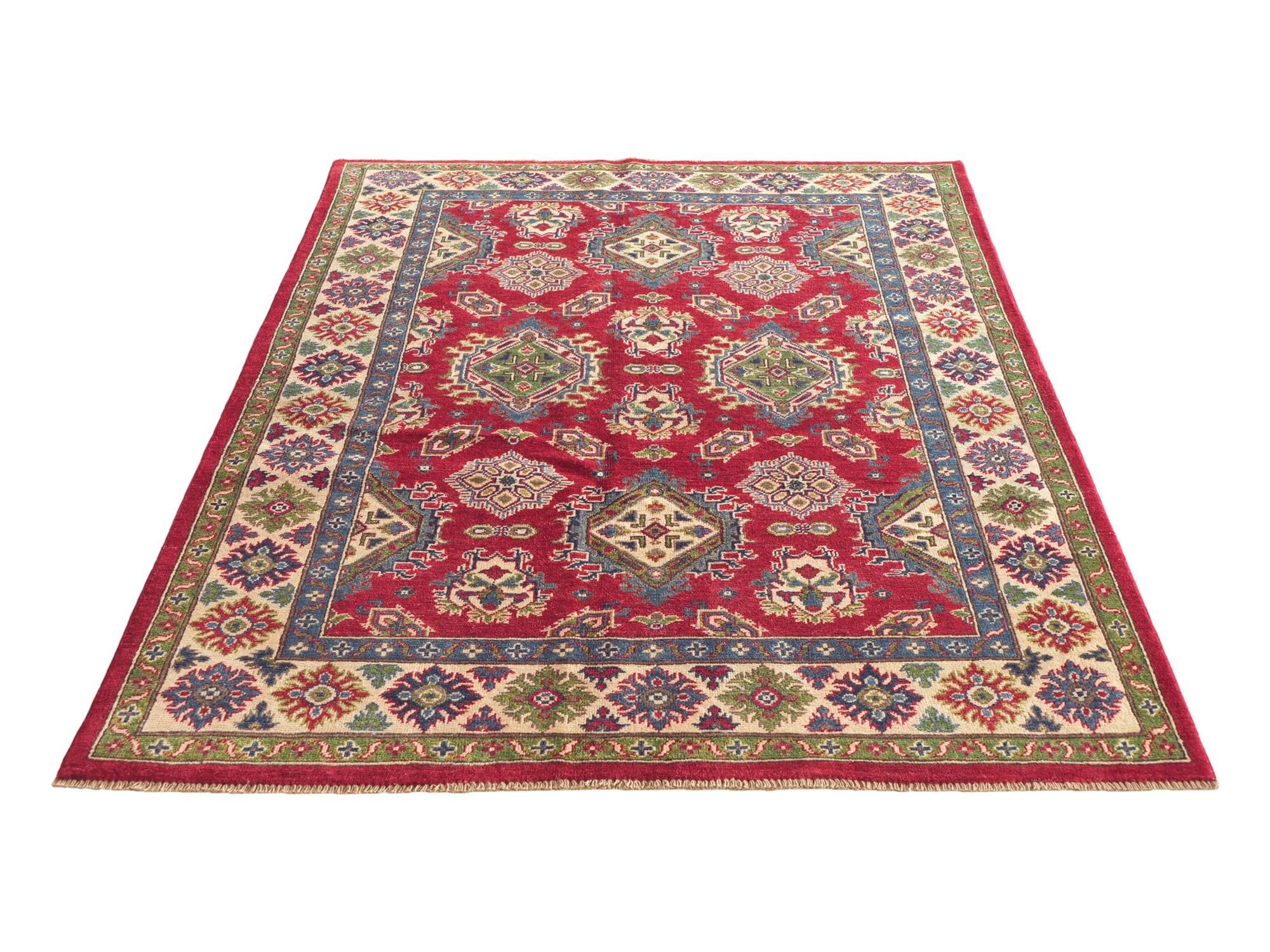 Detail image 5 of 10: 5' x 7' 1 Hand Knotted Kazak Rug