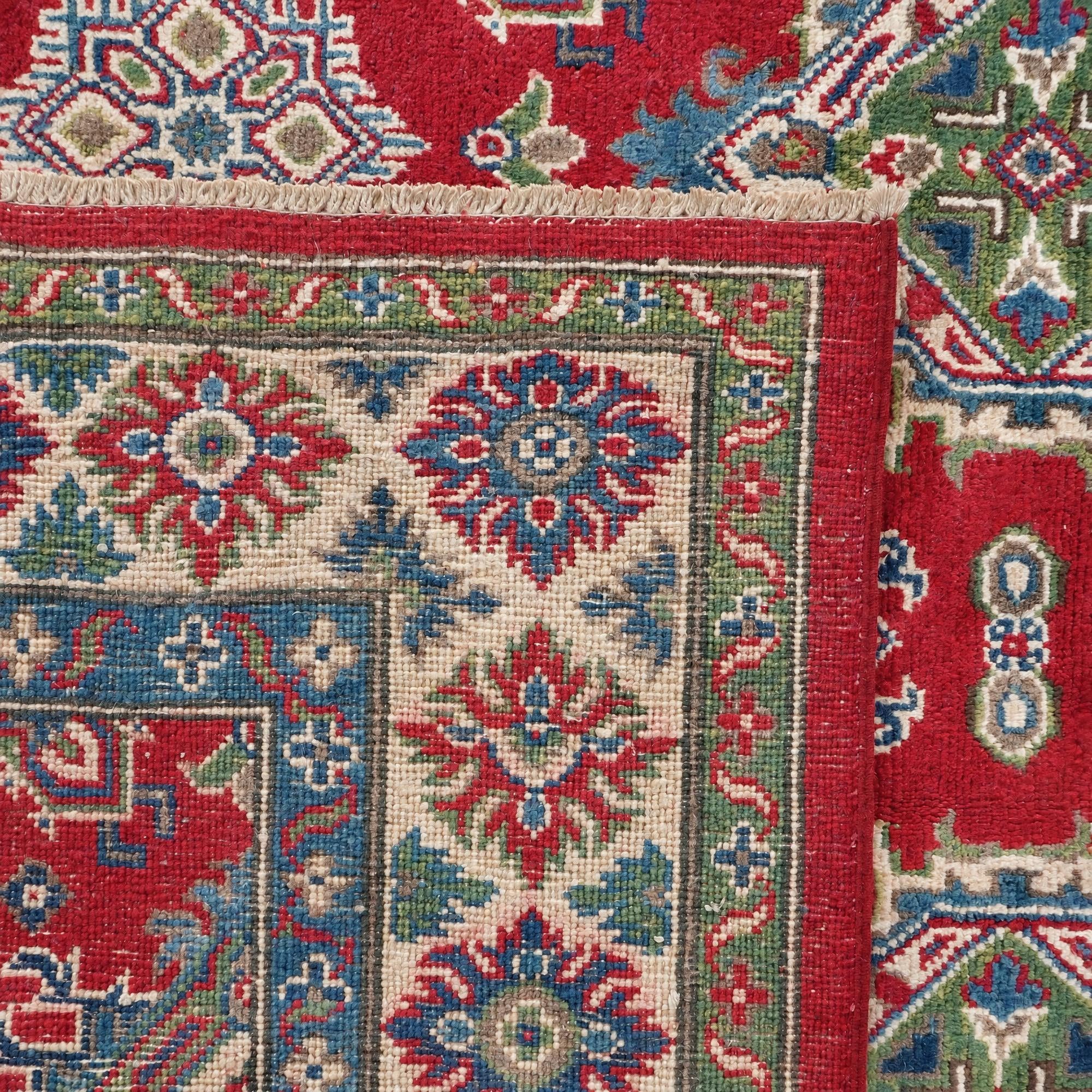 155cm x 215cm Handgeknüpft Kazak Teppich