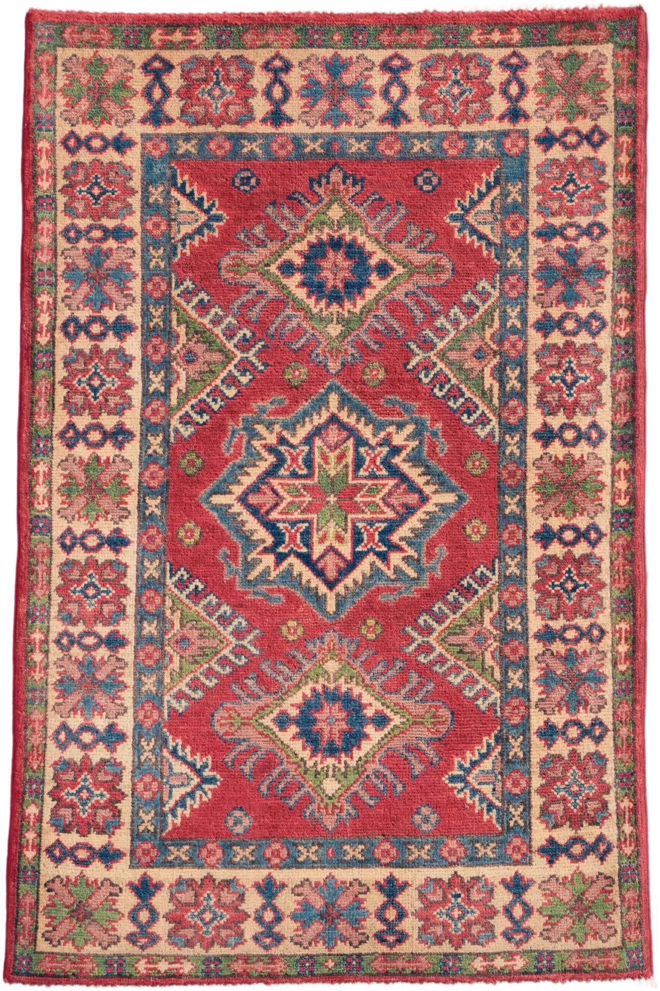 2' 9 x 4' 1 Hand Knotted Kazak Rug