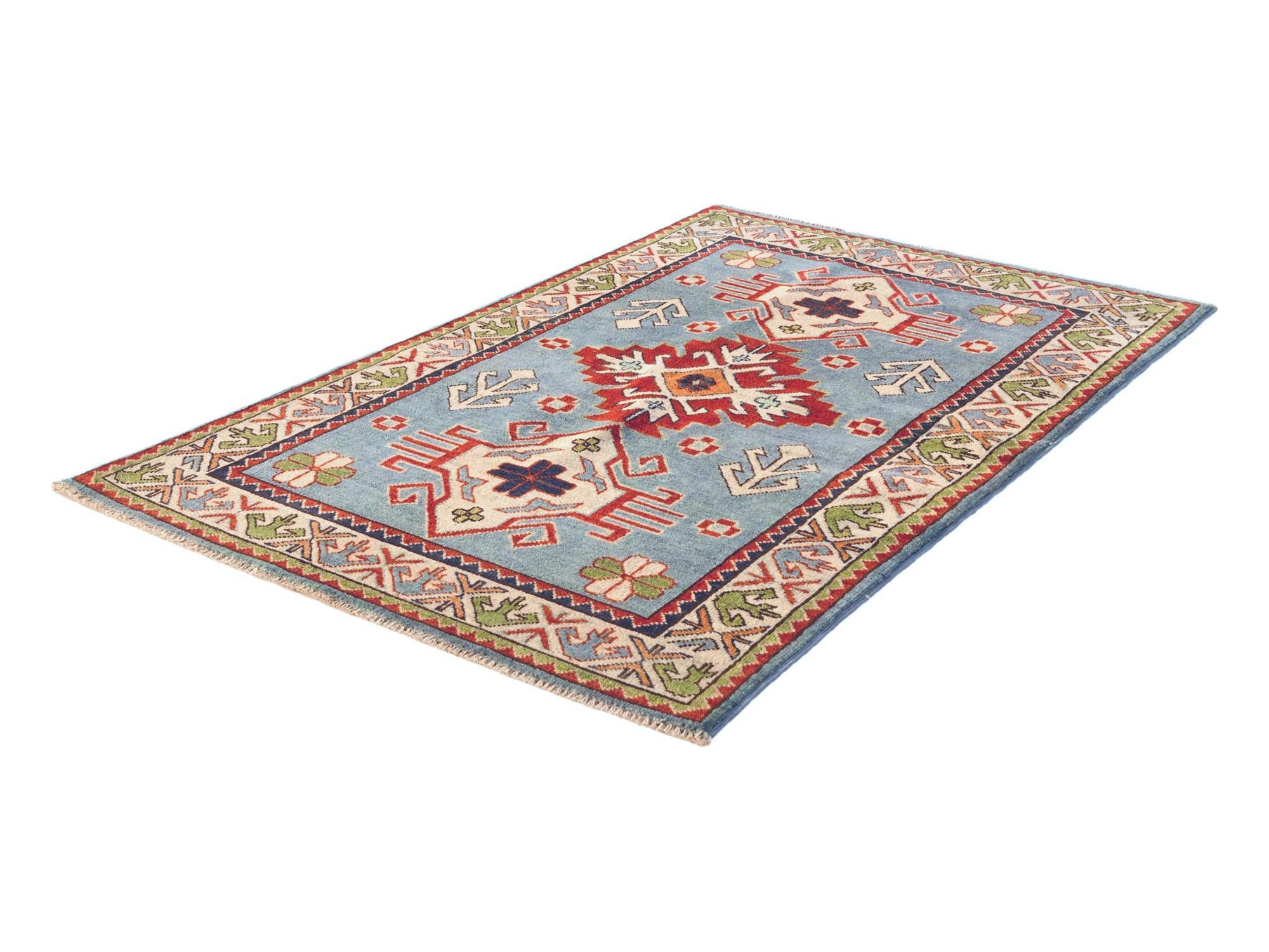 100cm x 140cm Hand Knotted Kazak Rug
