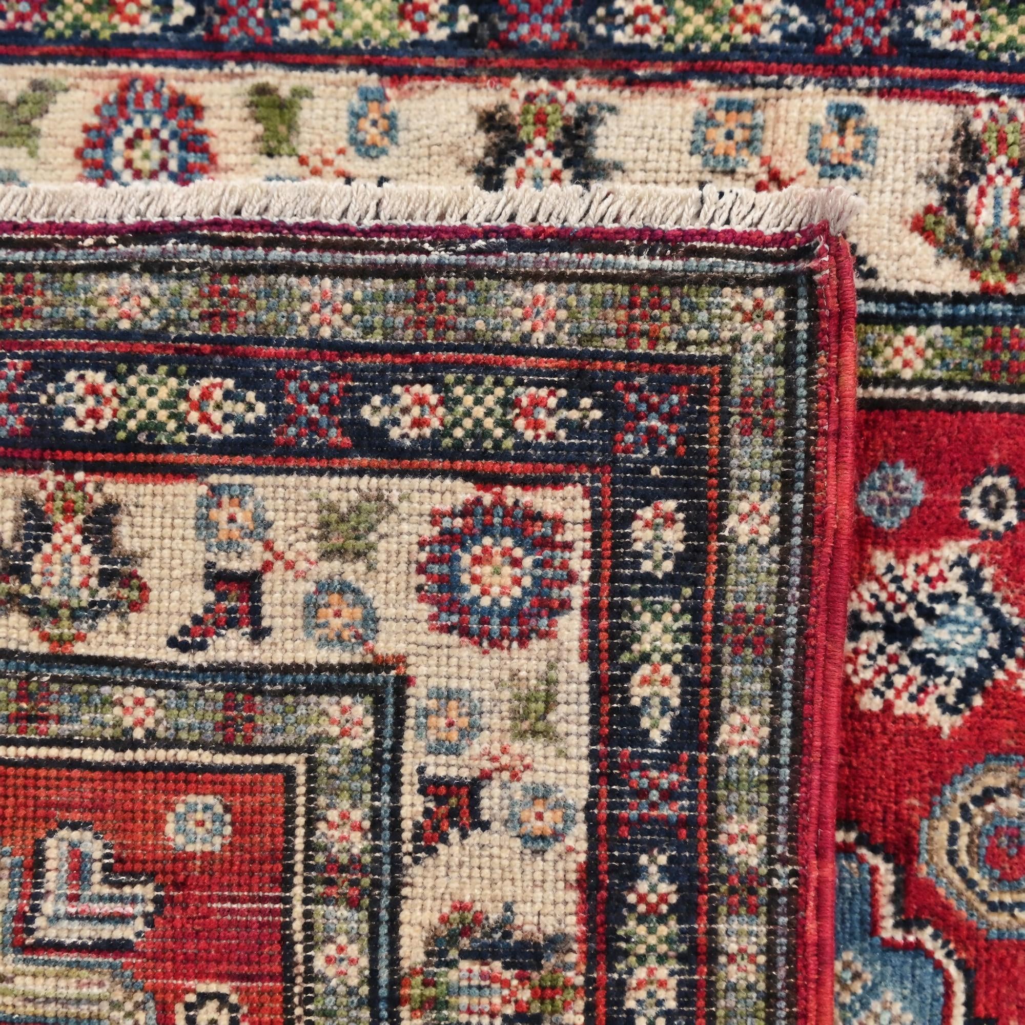 85cm x 125cm Hand Knotted Kazak Rug