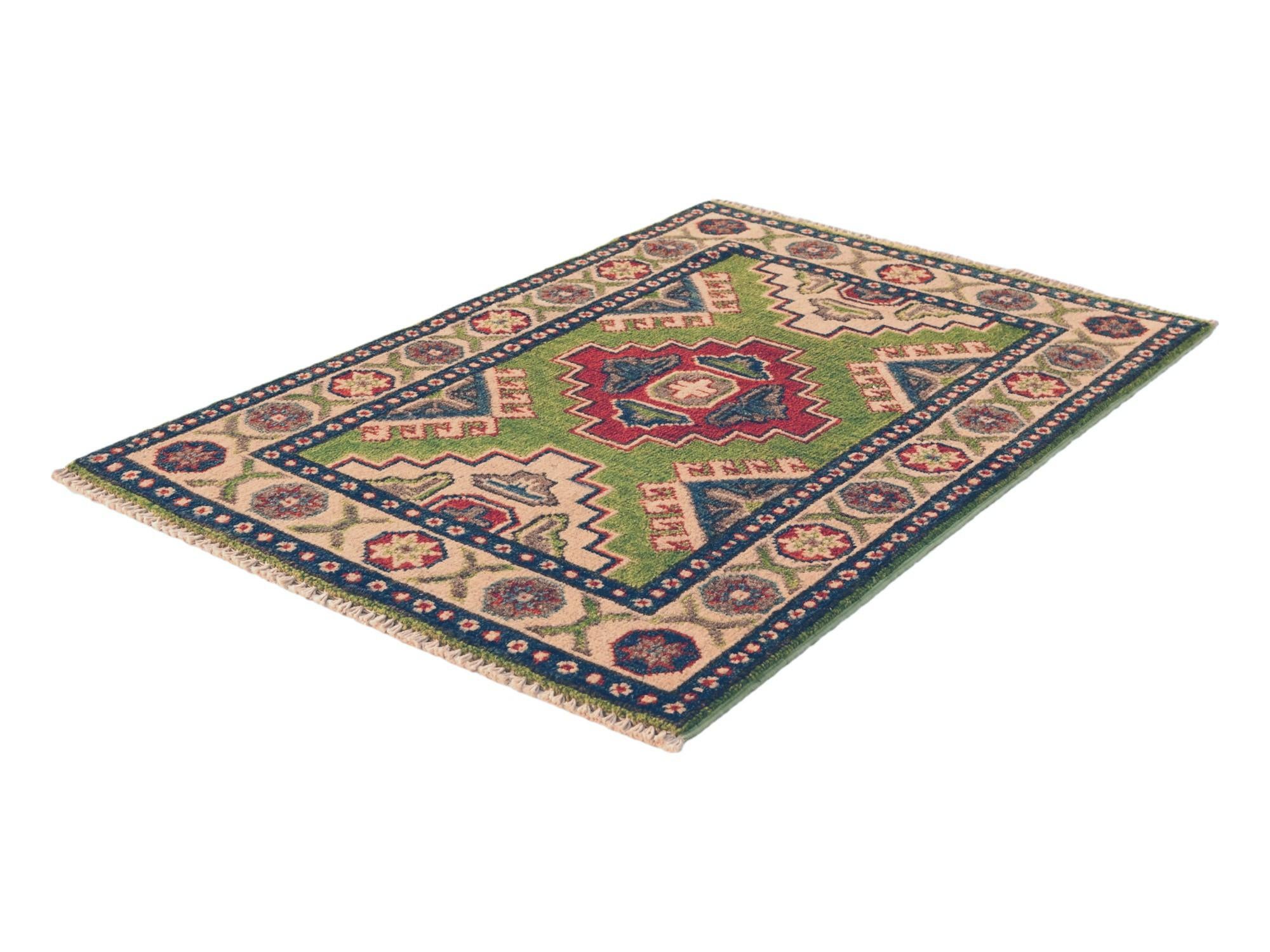 60cm x 90cm Hand Knotted Kazak Rug