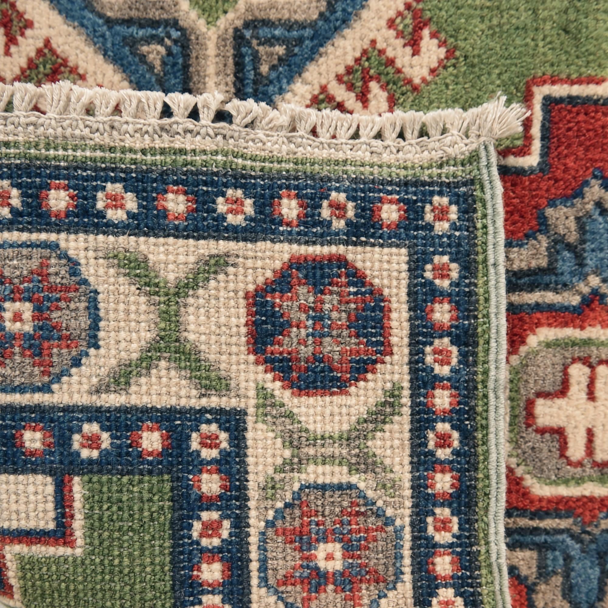 60cm x 90cm Handgeknüpft Kazak Teppich