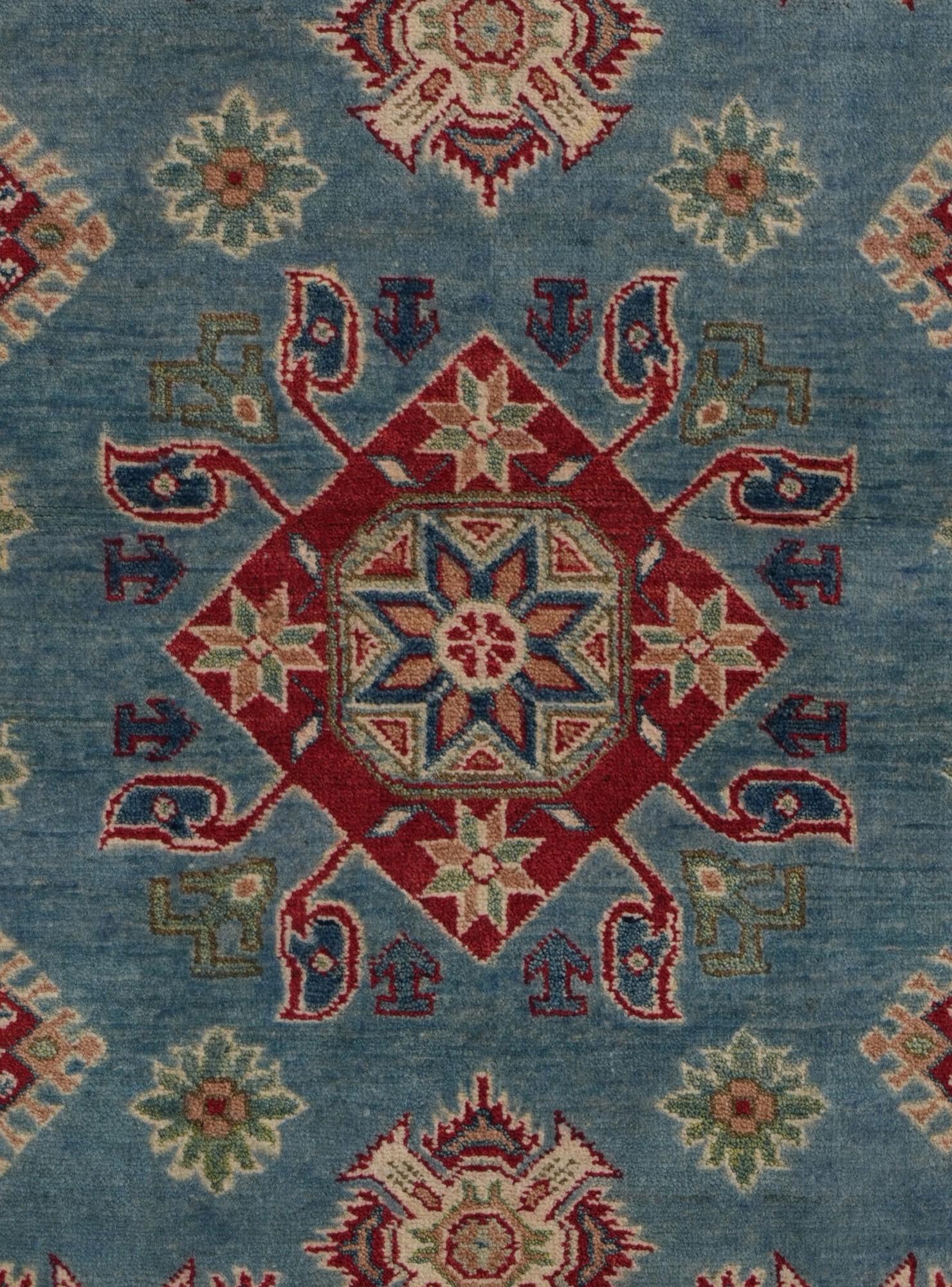 3' 6 x 5' 3 Hand Knotted Kazak Rug