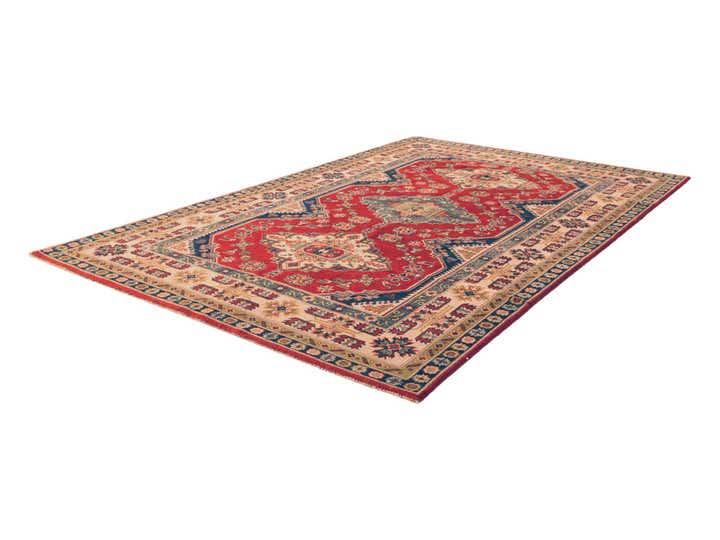 5' 10 x 8' 9 Hand Knotted Kazak Rug