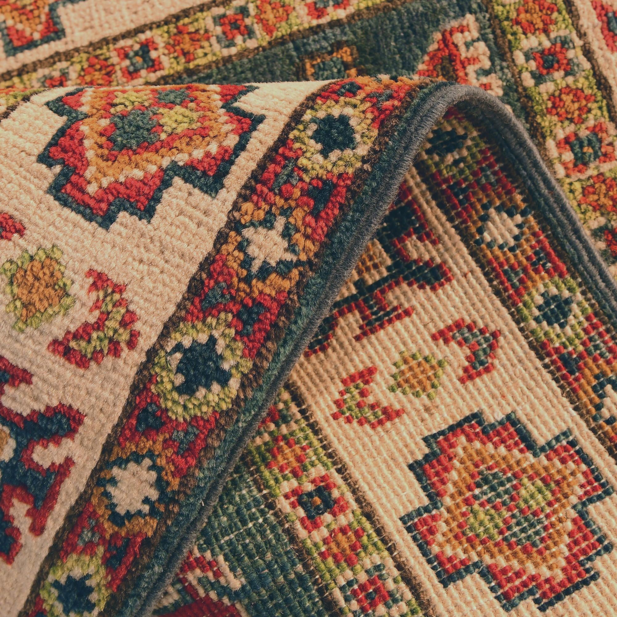 1' 11 x 2' 11 Hand Knotted Kazak Rug
