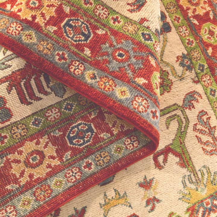 3' 4 x 5' 10 Hand Knotted Kazak Rug