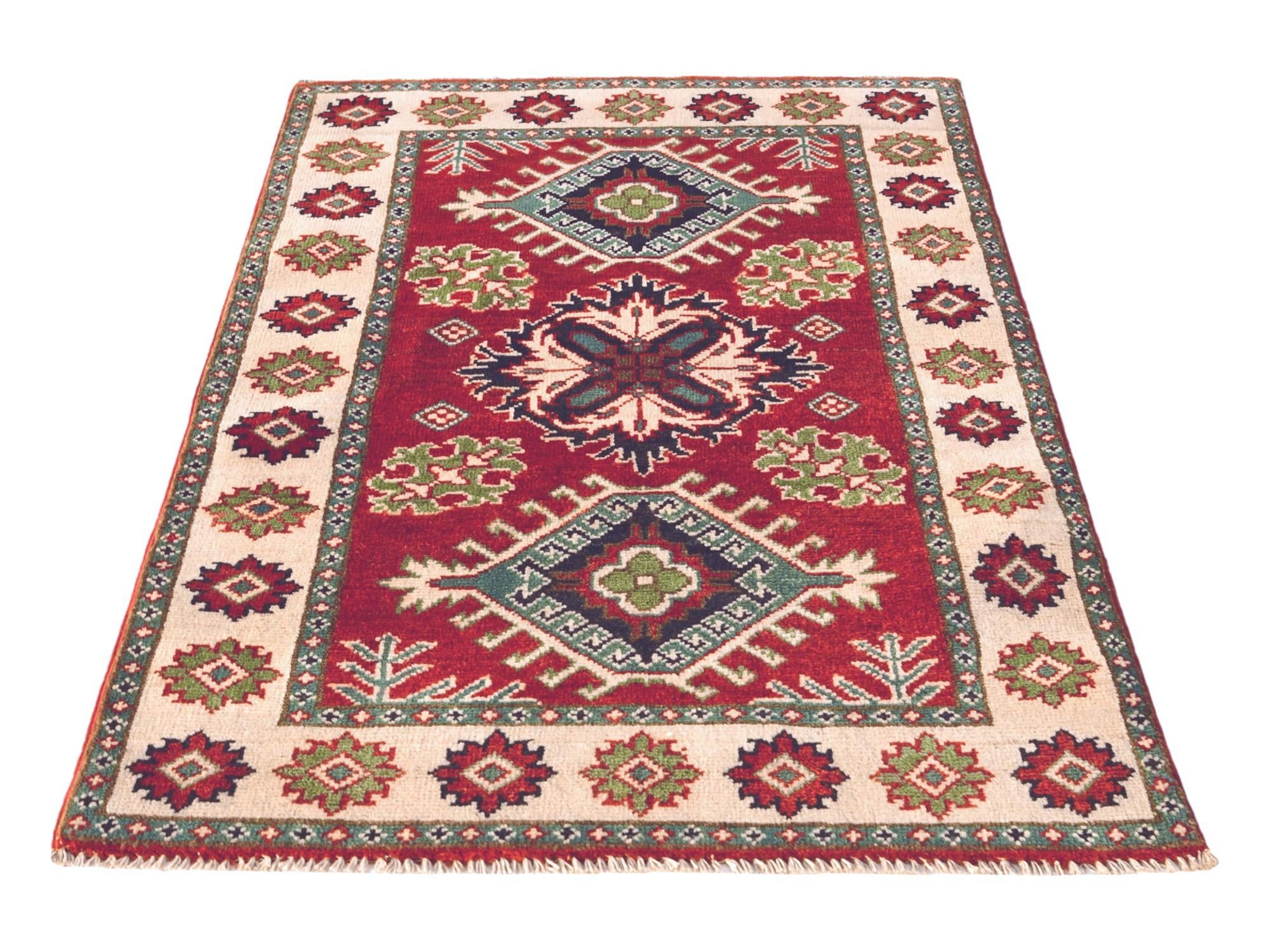 80cm x 125cm Hand Knotted Kazak Rug