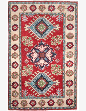 2' 7 x 4' 1 Hand Knotted Kazak Rug