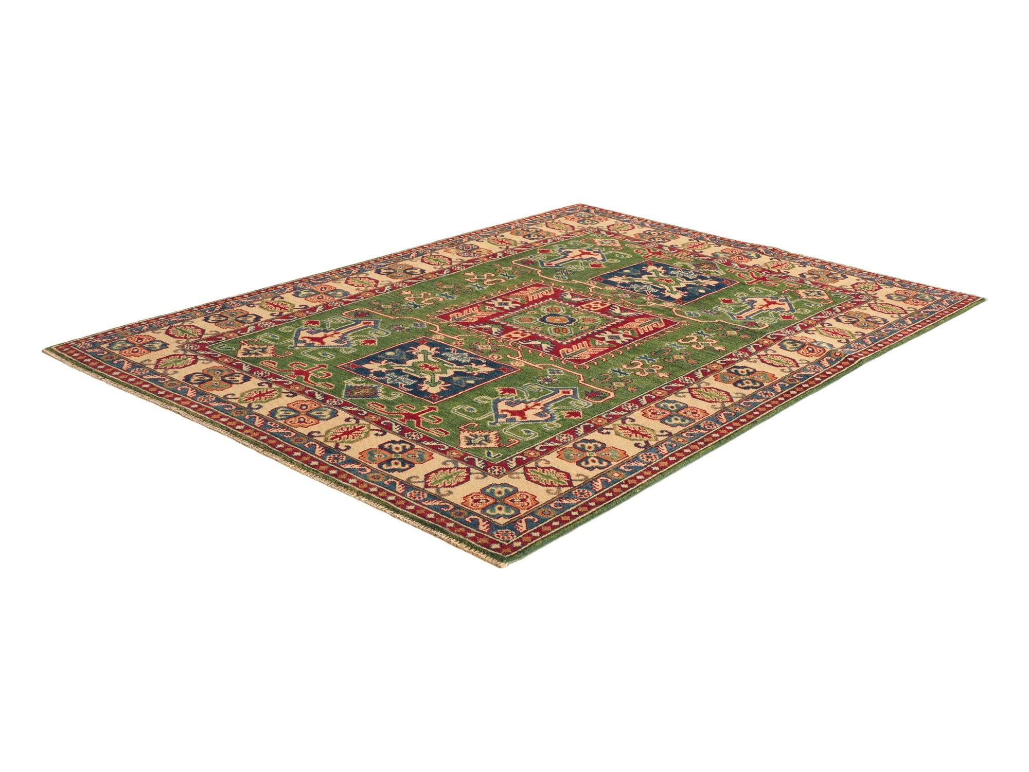 Detail image 4 of 10: 4' 11 x 6' 10 Hand Knotted Kazak Rug