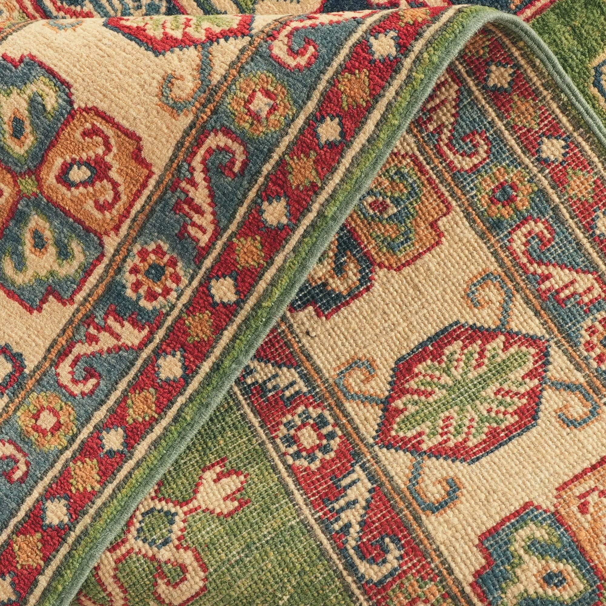 Detail image 8 of 10: 4' 11 x 6' 10 Hand Knotted Kazak Rug