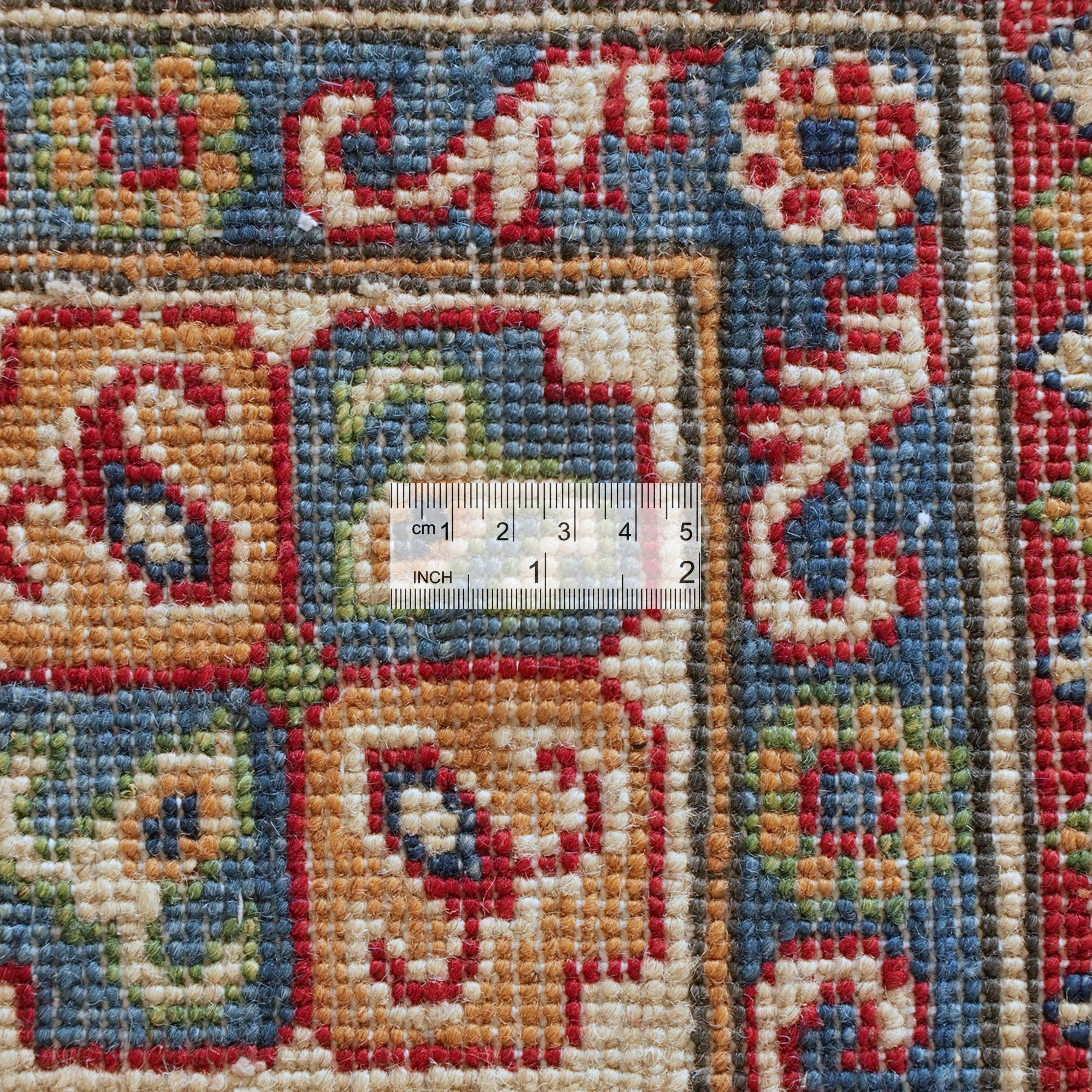 Detail image 9 of 10: 4' 11 x 6' 10 Hand Knotted Kazak Rug