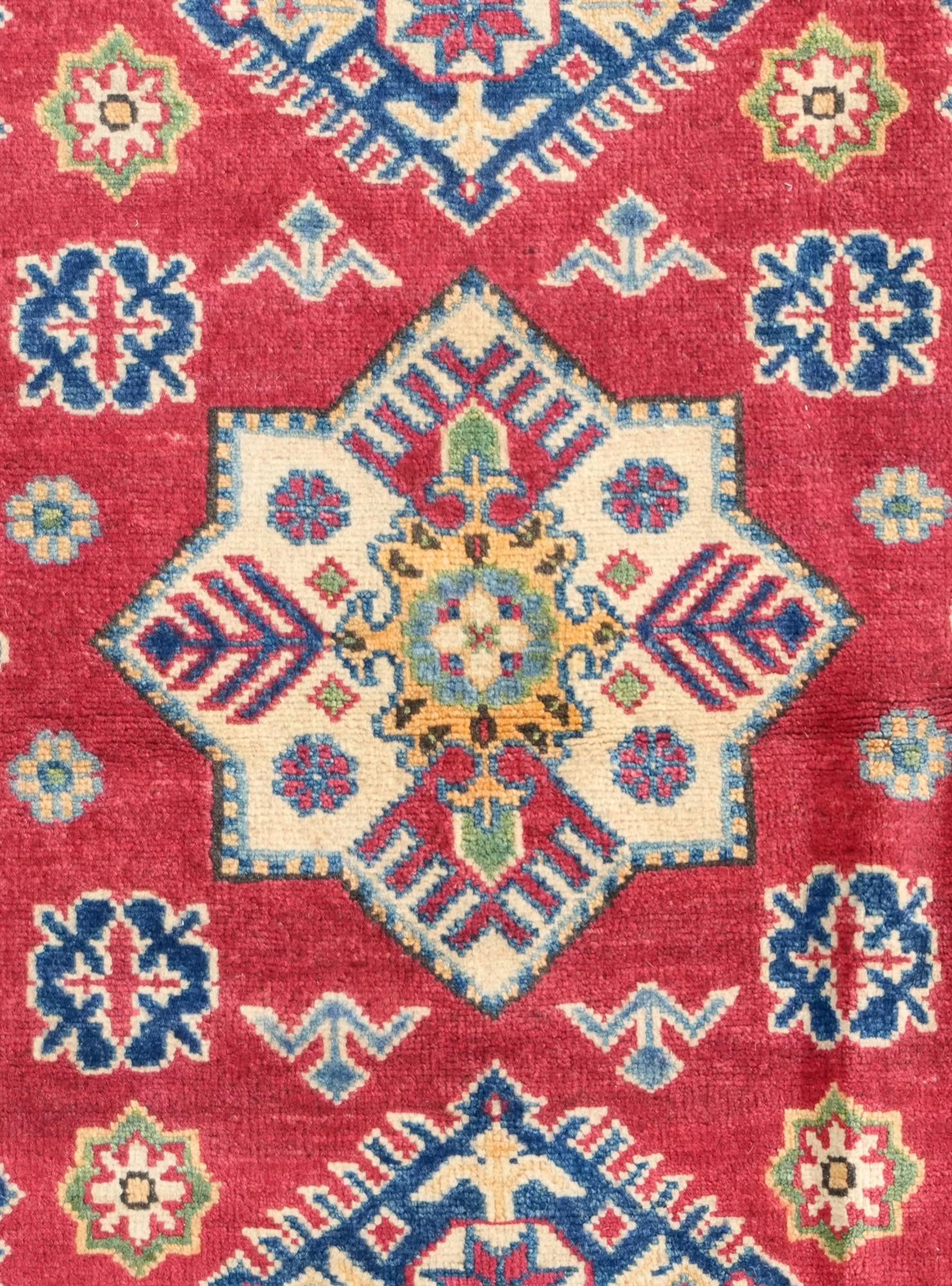 3' 6 x 5' Hand Knotted Kazak Rug