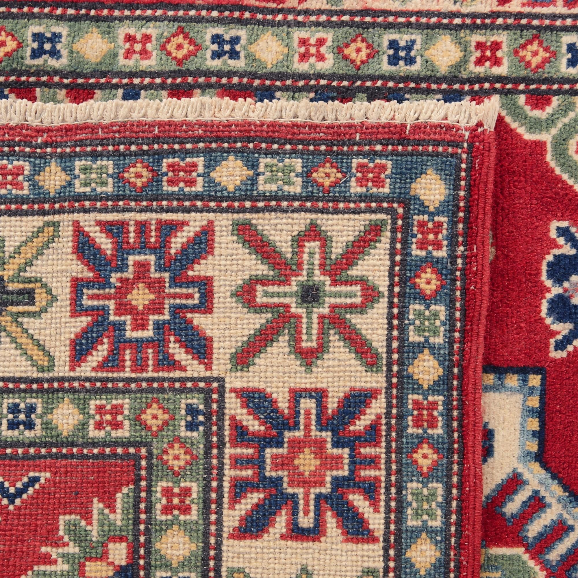 105cm x 150cm Hand Knotted Kazak Rug