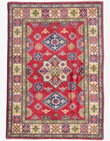 3' 6 x 5' Hand Knotted Kazak Rug