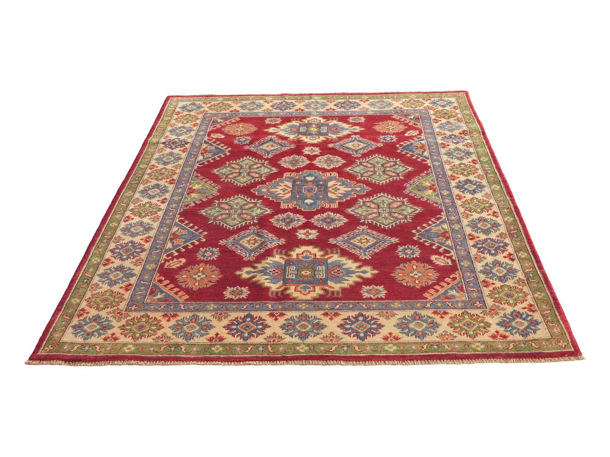 155cm x 270cm Hand Knotted Kazak Rug