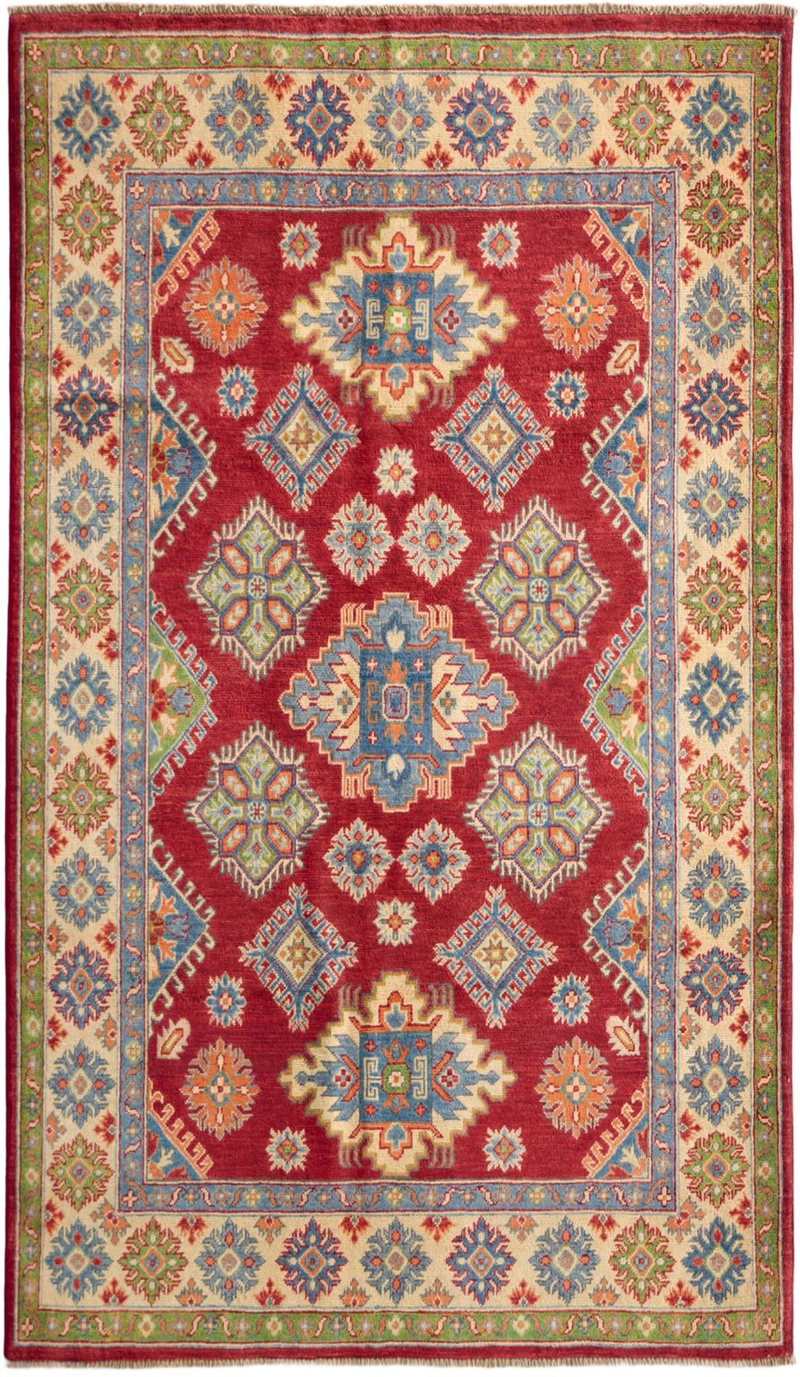 5' 1 x 8' 11 Hand Knotted Kazak Rug