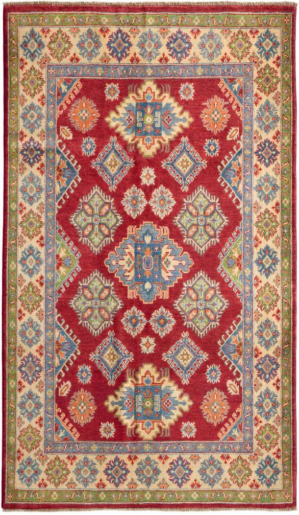 155cm x 270cm anudado a mano Kazak Alfombra