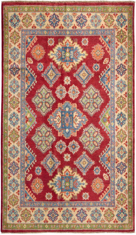 Detail image of 155cm x 270cm anudado a mano Kazak Alfombra