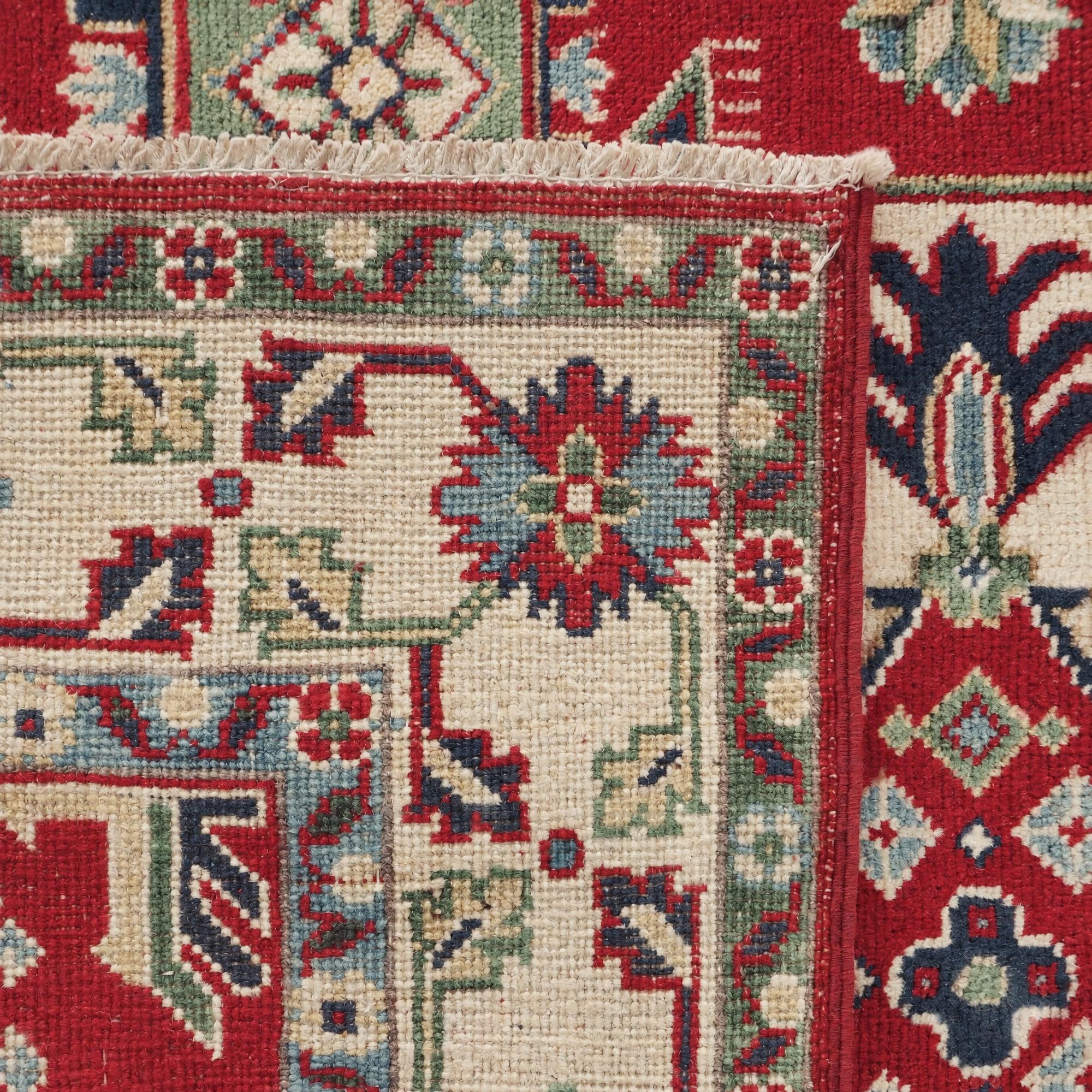 120cm x 165cm Hand Knotted Kazak Rug