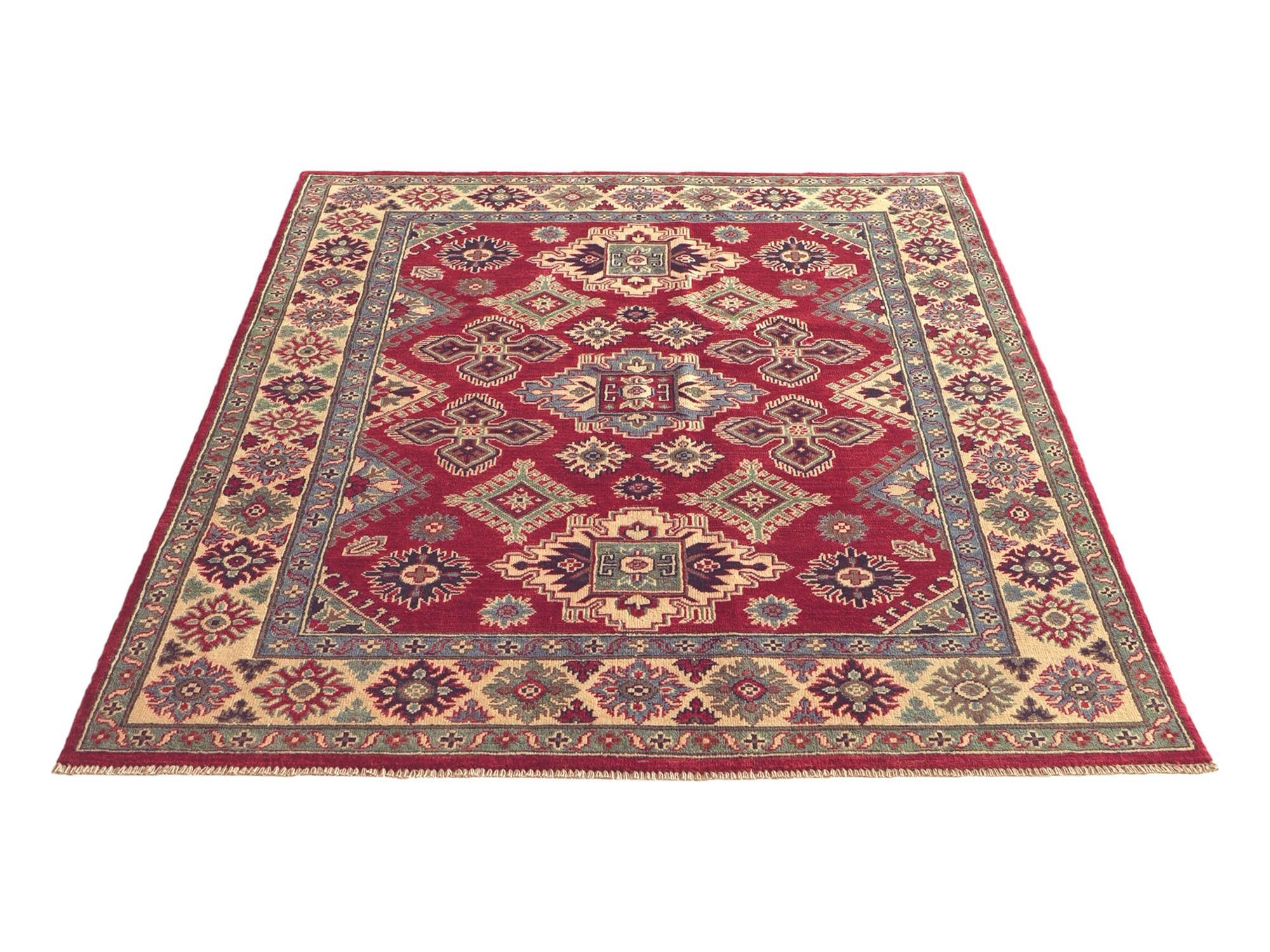 Detail image 5 of 10: 5' x 6' 8 Hand Knotted Kazak Rug