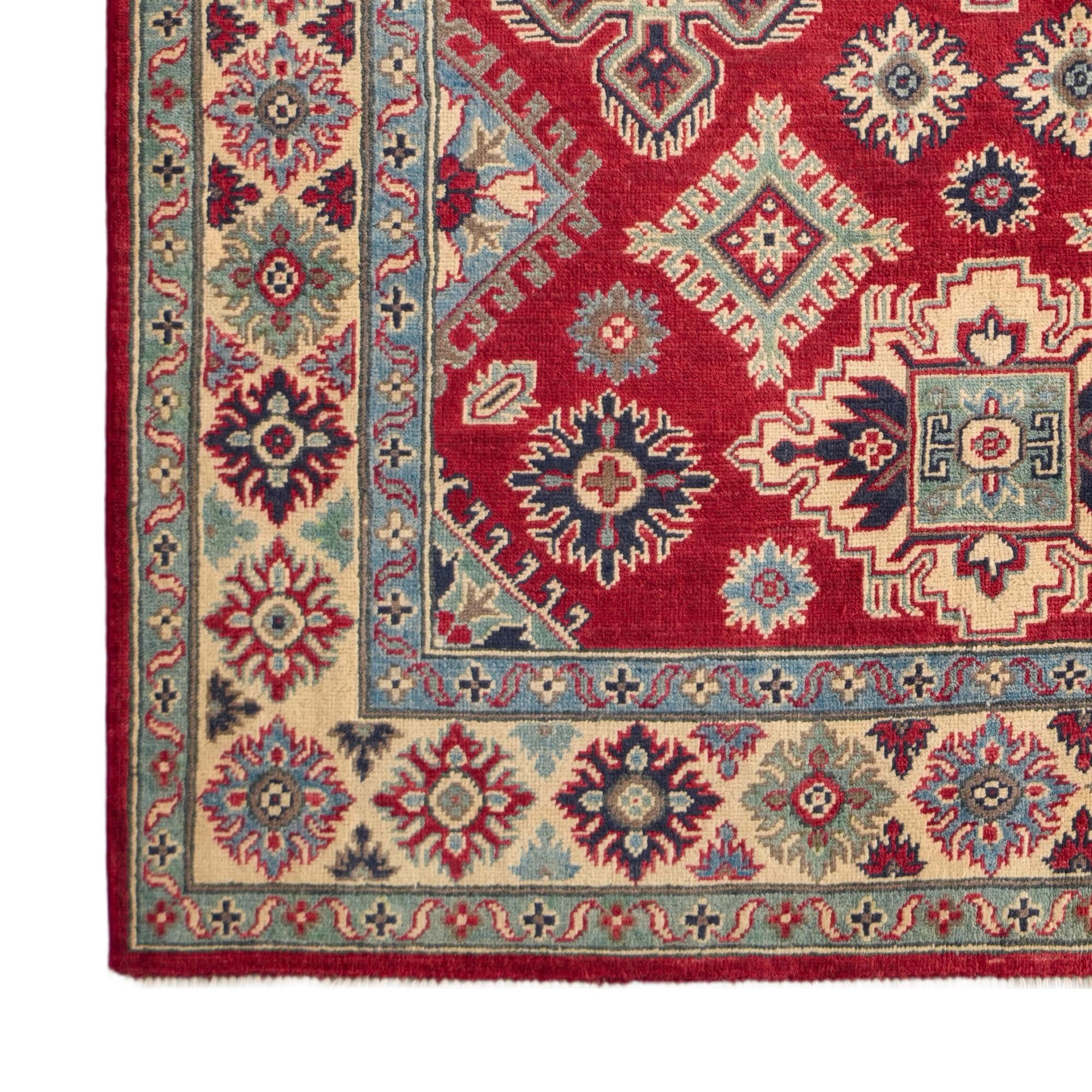 Detail image 7 of 10: 5' x 6' 8 Hand Knotted Kazak Rug