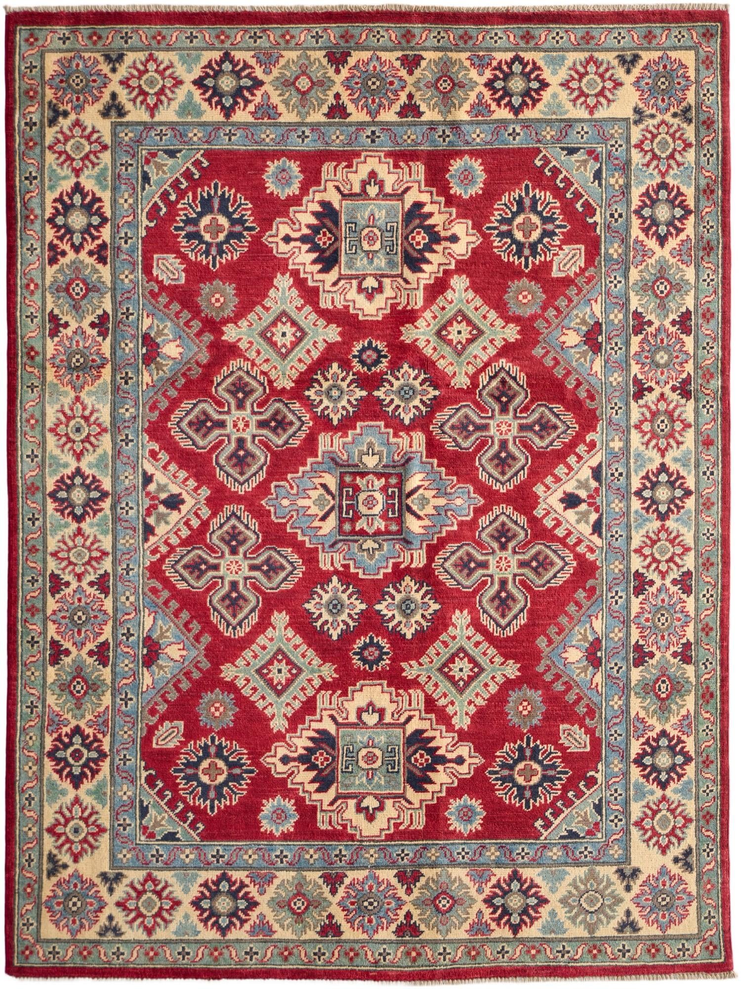 Detail image 2 of 10: 5' x 6' 8 Hand Knotted Kazak Rug