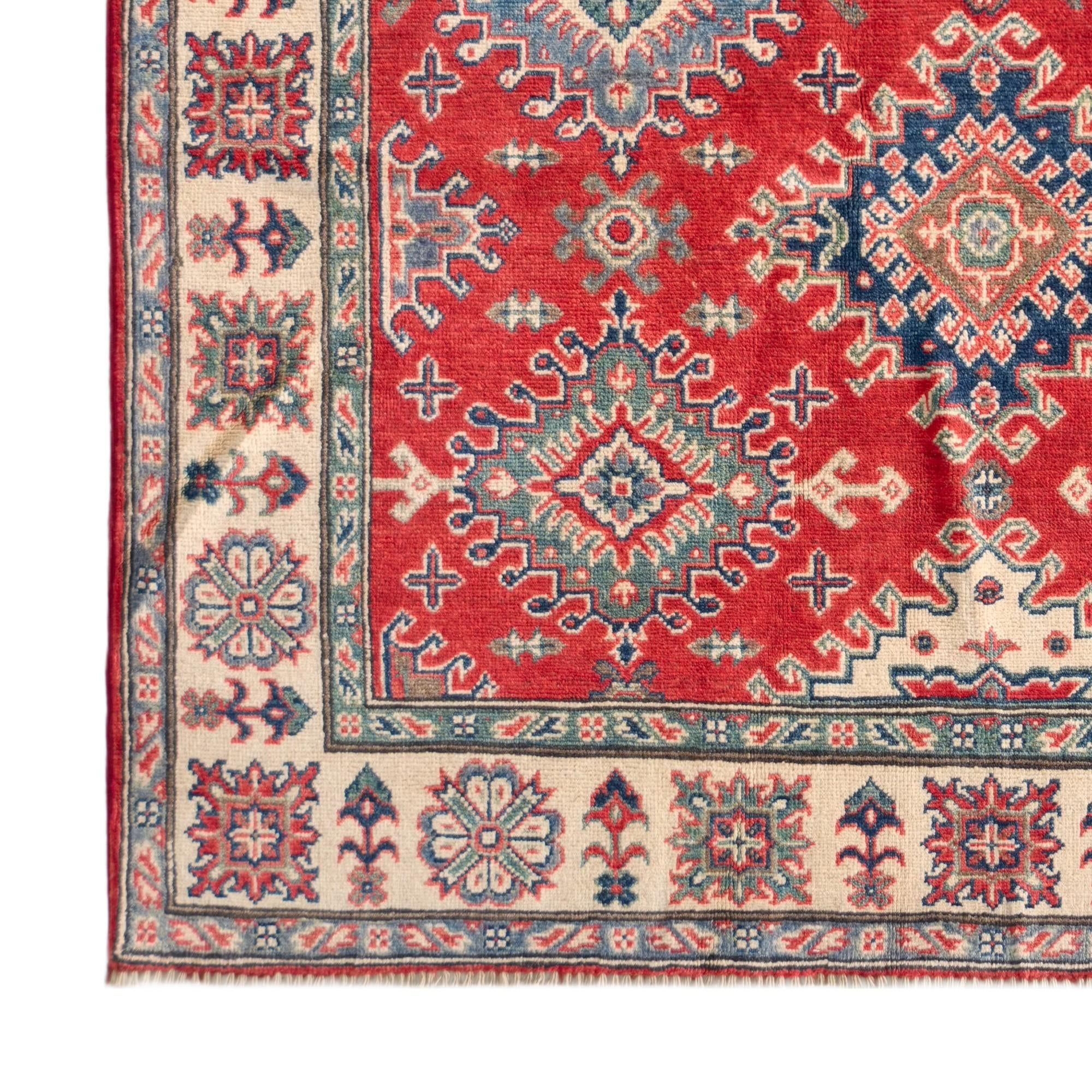 Detail image 7 of 10: 5' x 6' 9 Hand Knotted Kazak Rug