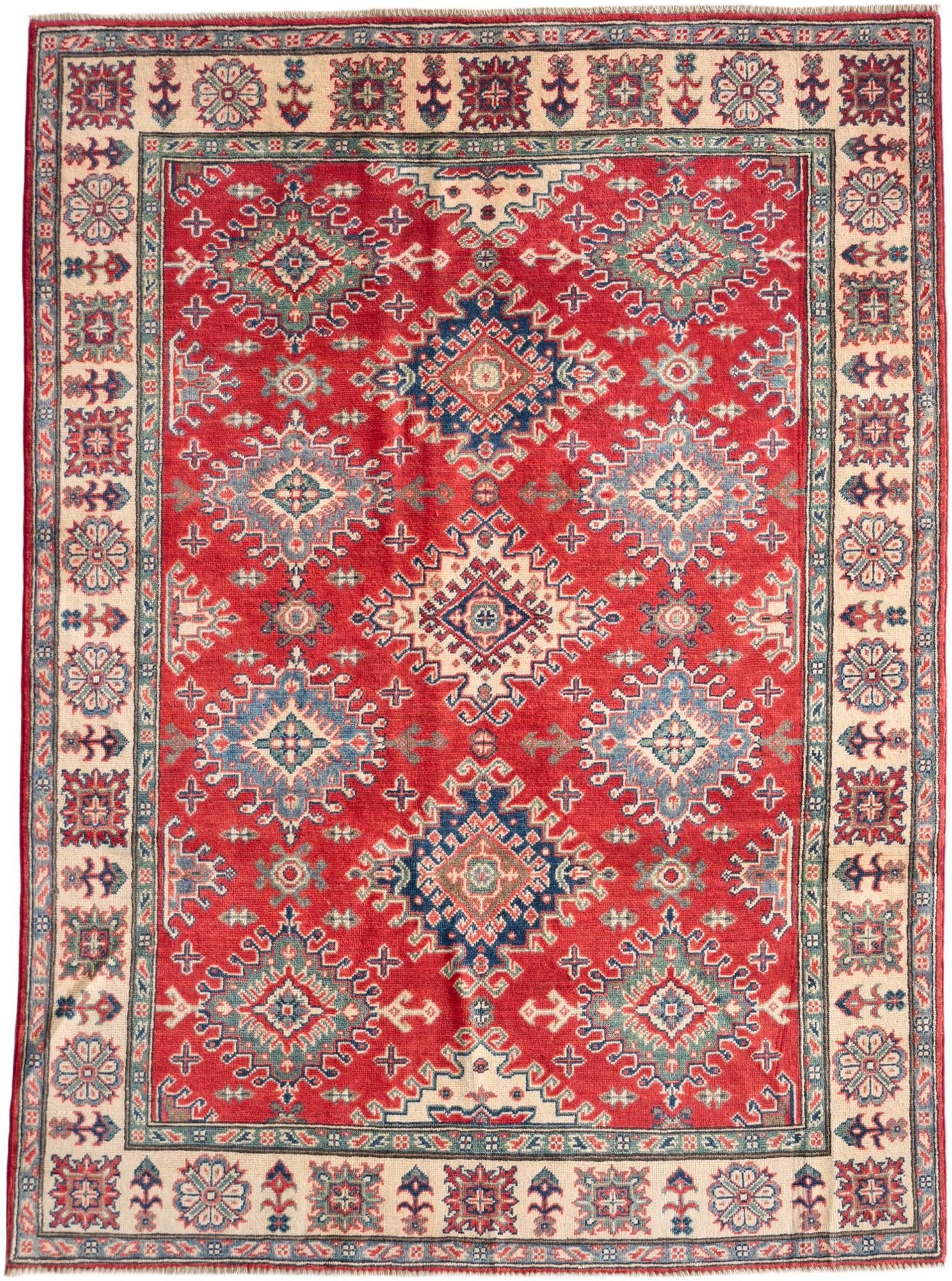 Detail image 2 of 10: 5' x 6' 9 Hand Knotted Kazak Rug