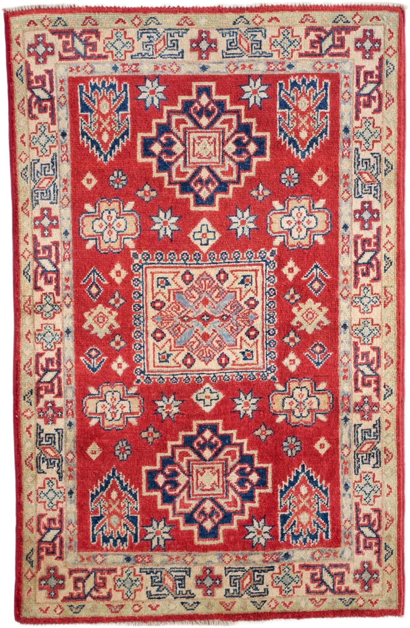 2' 8 x 4' 2 Hand Knotted Kazak Rug