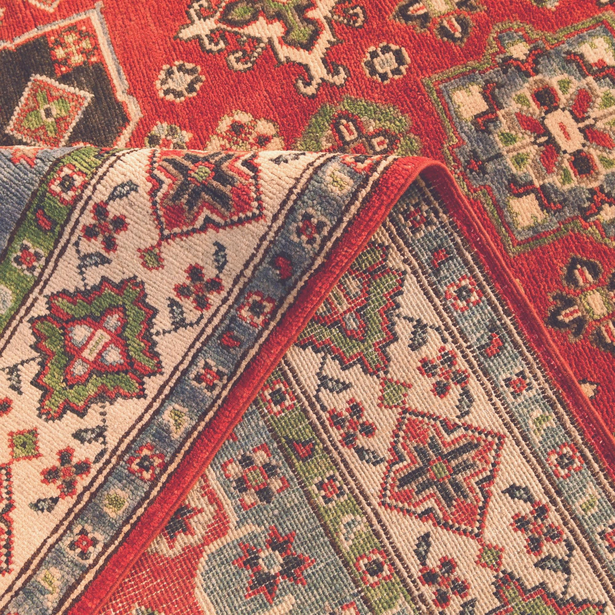 5' 2 x 7' 3 Hand Knotted Kazak Rug