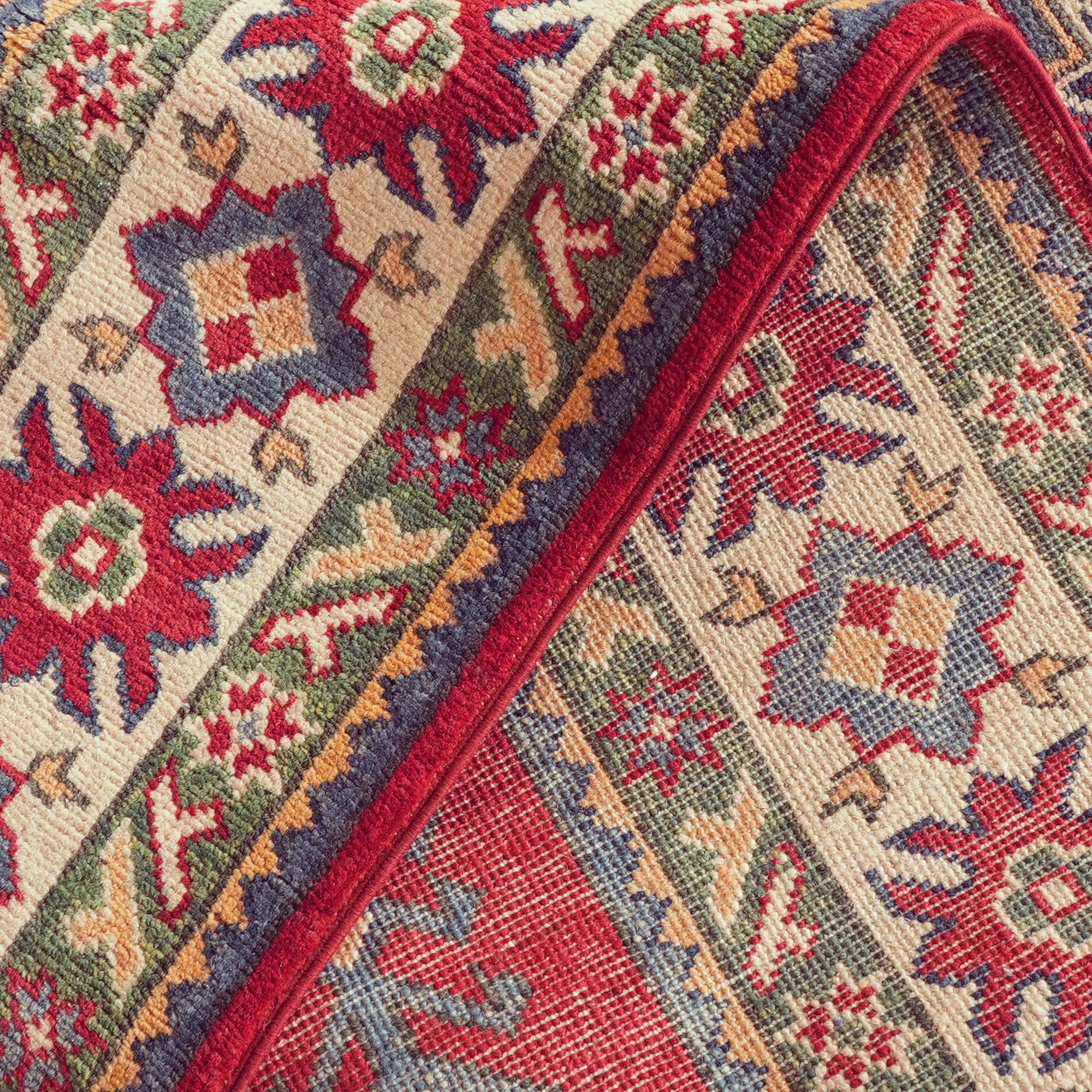 Detail image 8 of 10: 4' 11 x 6' 11 Hand Knotted Kazak Rug