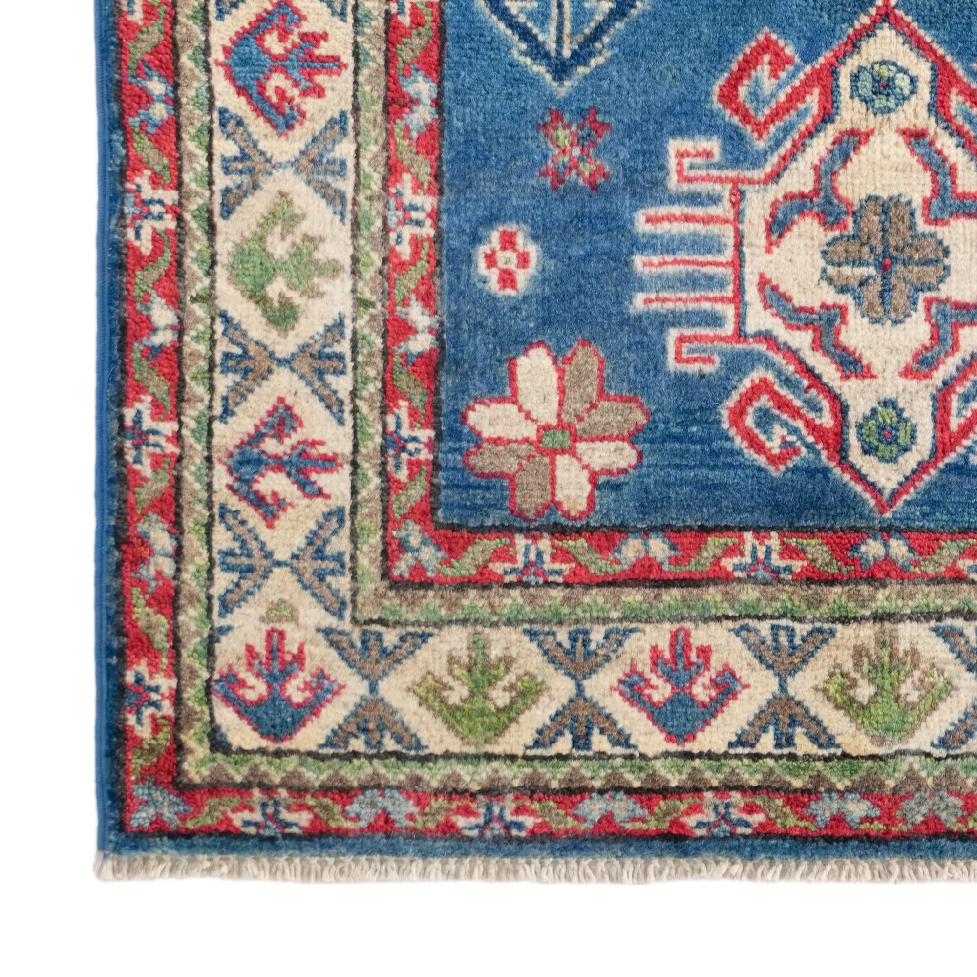 2' 7 x 4' 2 Hand Knotted Kazak Rug