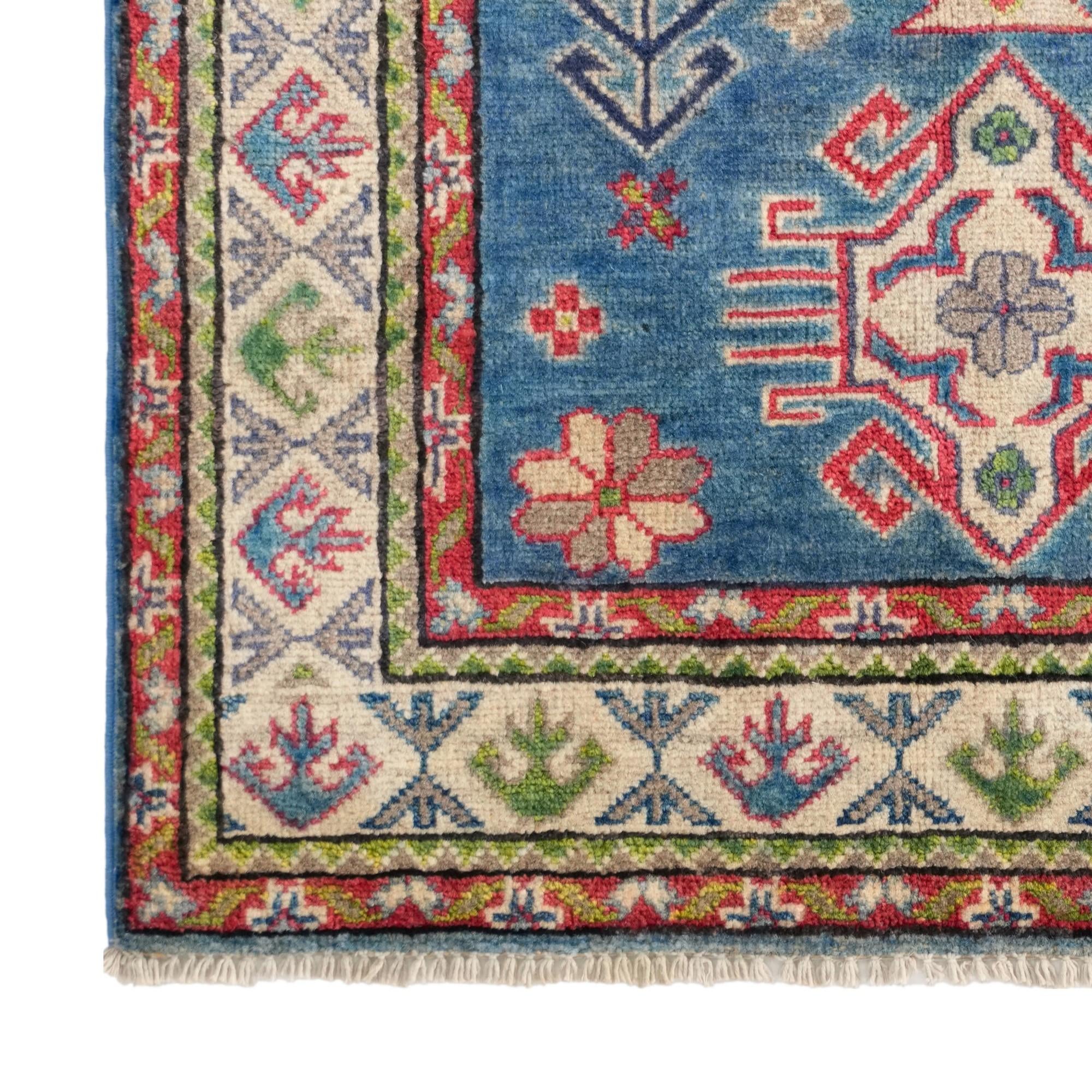 2' 9 x 4' 1 Hand Knotted Kazak Rug