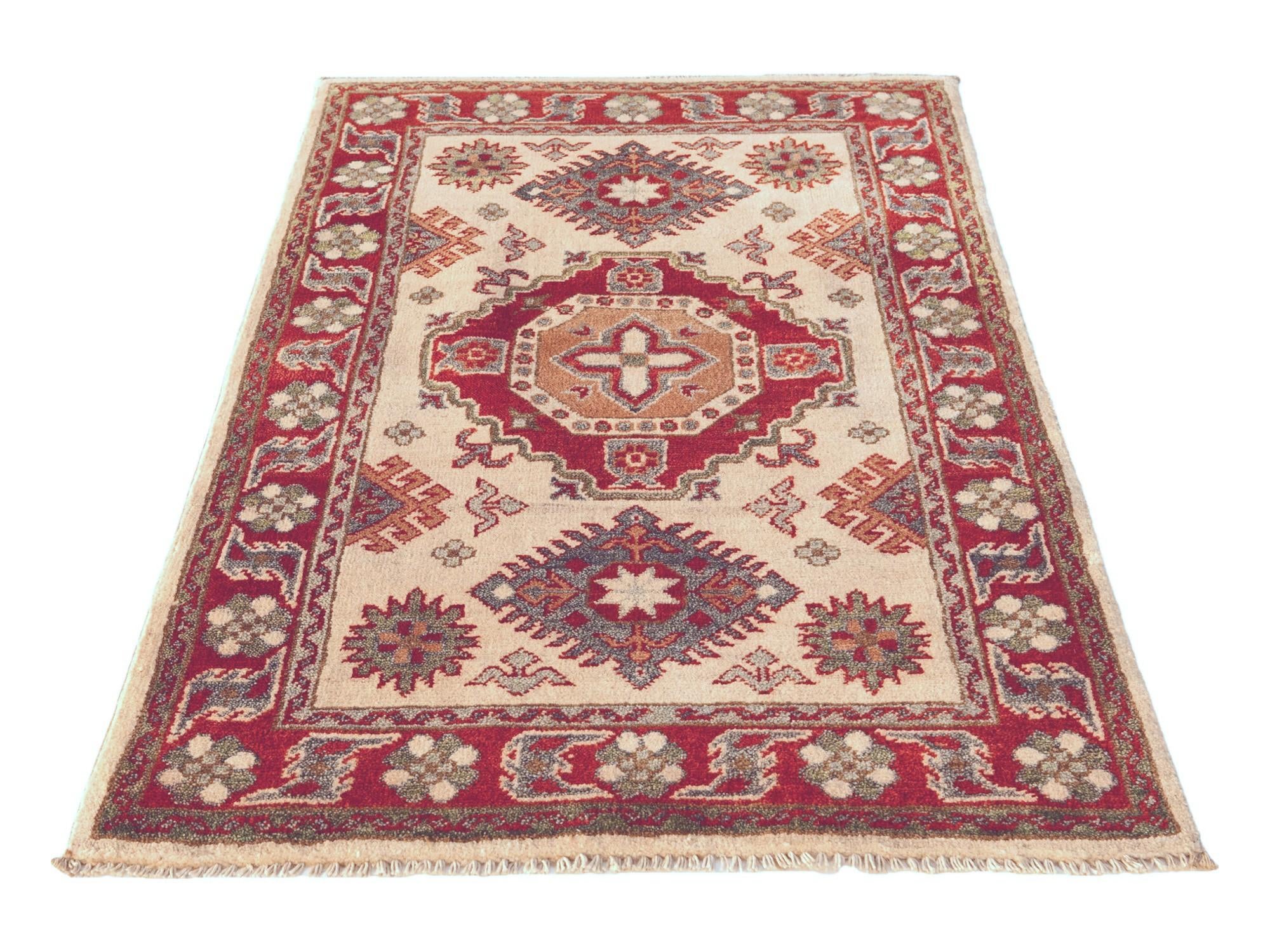 2' 7 x 4' 1 Hand Knotted Kazak Rug