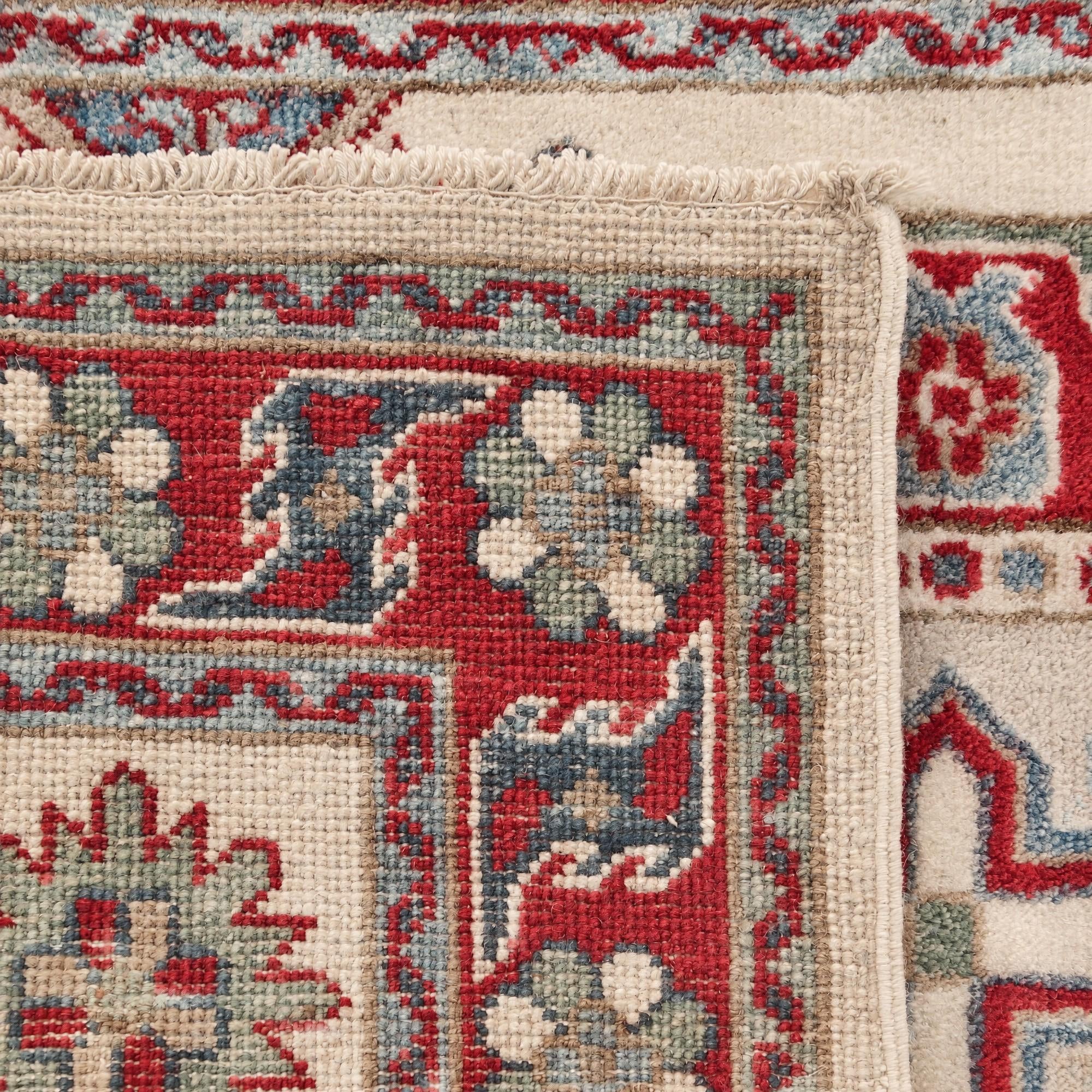 80cm x 125cm Hand Knotted Kazak Rug