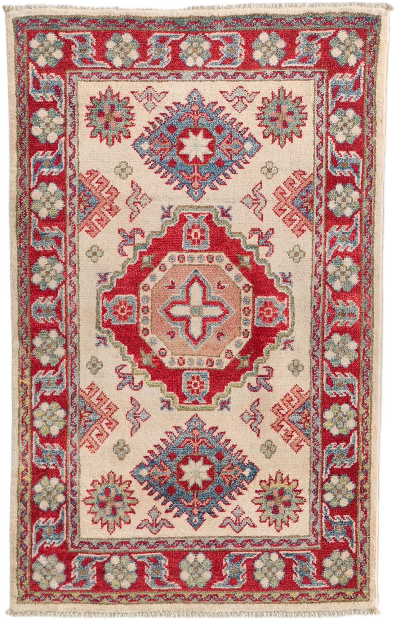 2' 7 x 4' 1 Hand Knotted Kazak Rug