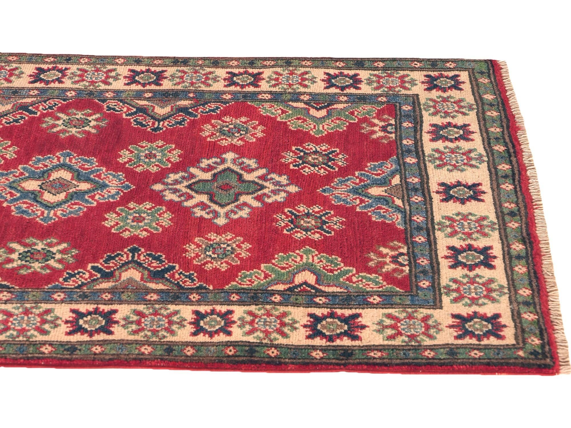 Detail image 6 of 9: 2' 8 x 4' 2 Hand Knotted Kazak Rug