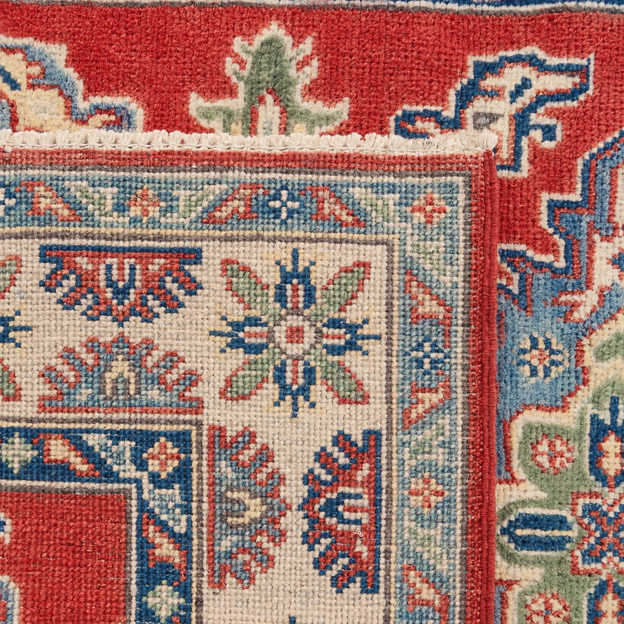 100cm x 155cm Hand Knotted Kazak Rug