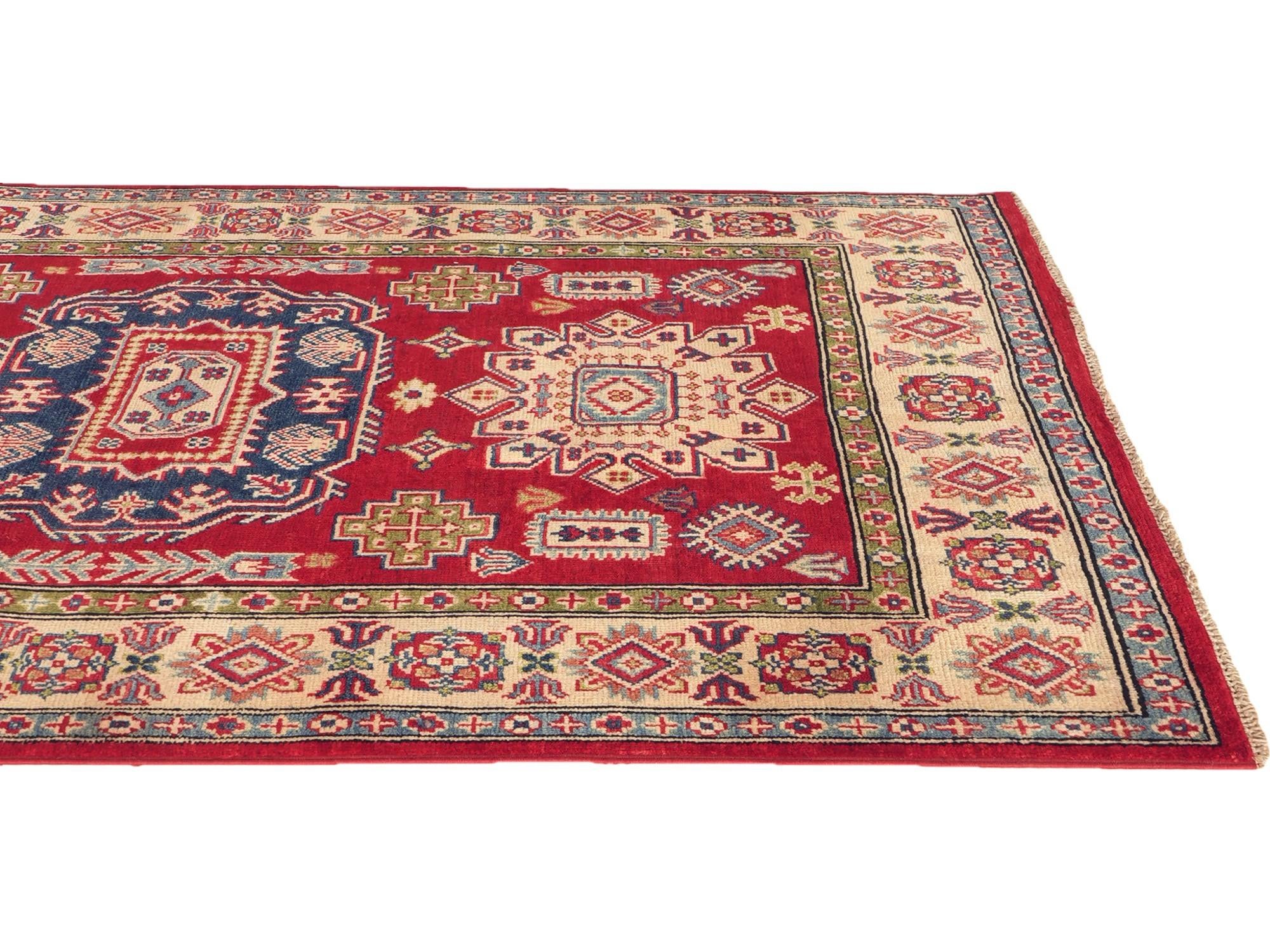 120cm x 180cm Hand Knotted Kazak Rug