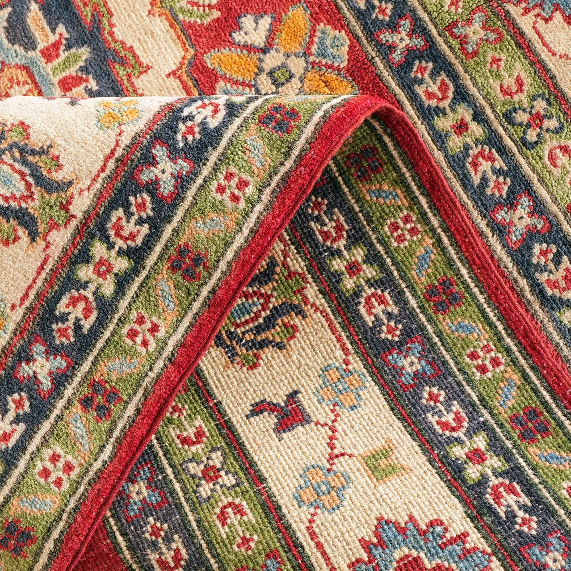 155cm x 205cm Hand Knotted Kazak Rug