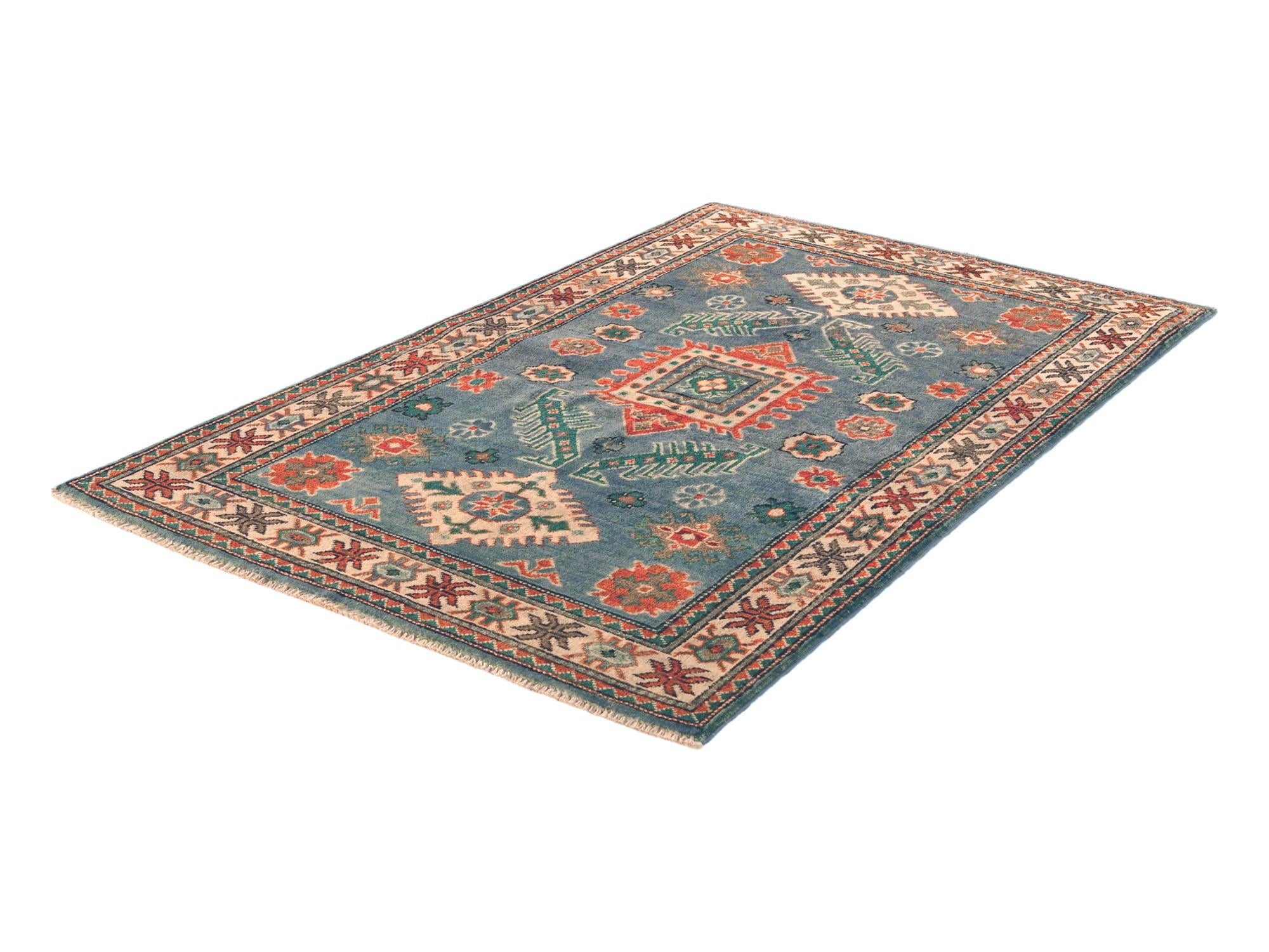 3' 5 x 5' 2 Hand Knotted Kazak Rug