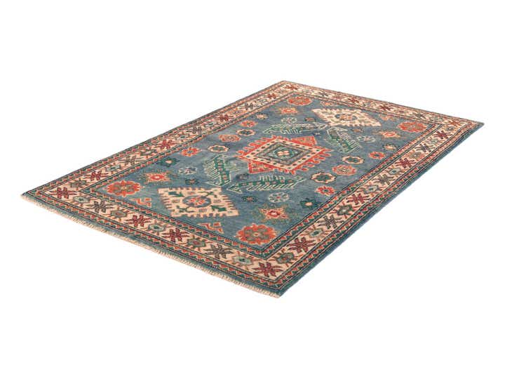 3' 5 x 5' 2 Hand Knotted Kazak Rug