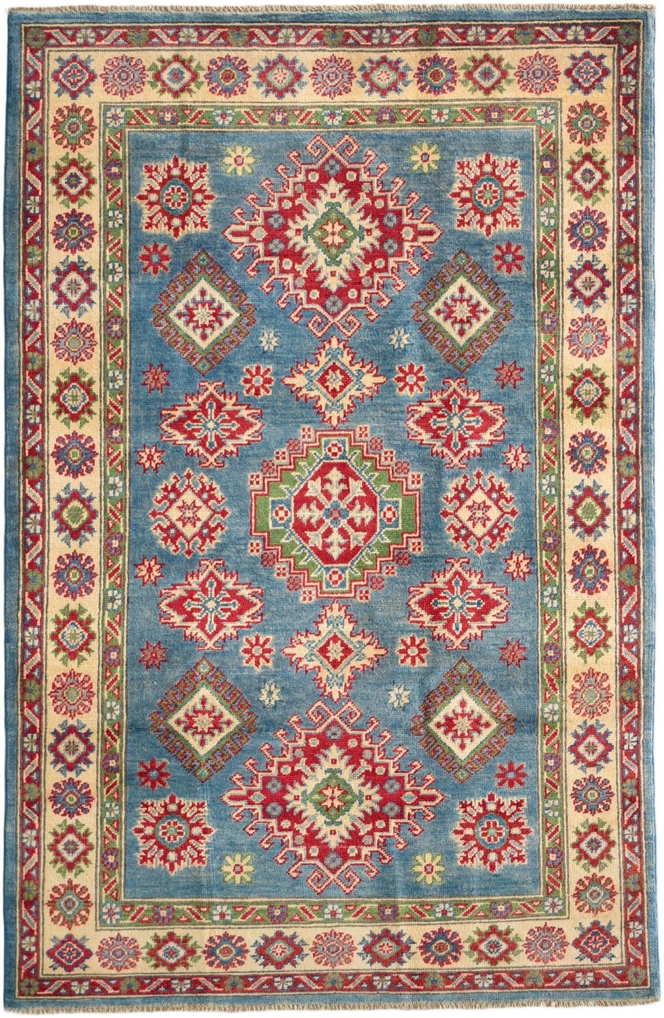 Detail image 2 of 10: 4' x 6' 2 Hand Knotted Kazak Rug