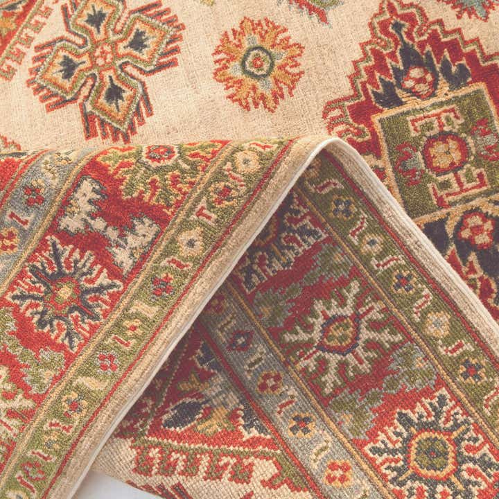 3' 11 x 5' 4 Hand Knotted Kazak Rug
