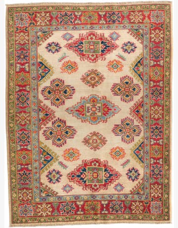 3' 11 x 5' 4 Hand Knotted Kazak Rug