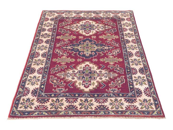 3' 3 x 5' 2 Hand Knotted Kazak Rug