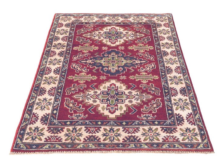 Detail image of 3' 3 x 5' 2 Hand Knotted Kazak Rug