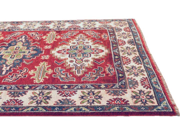 3' 3 x 5' 2 Hand Knotted Kazak Rug